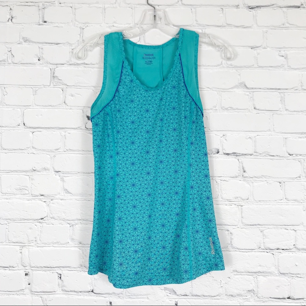 Reebok Purple and Turquoise Workout Shirt🌻